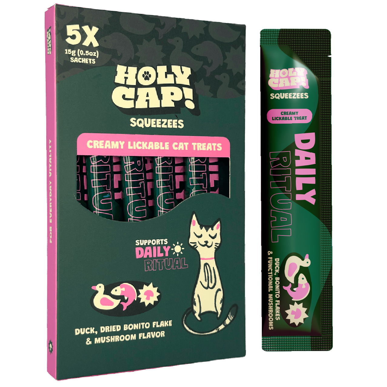 Daily Ritual Cat - Duck, Dried Bonito Flakes & Mushroom